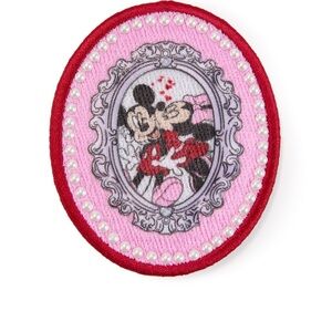 Disney Mickey & Minnie Mouse Valentines Day Portrait Patch by Stoney Clover Lane